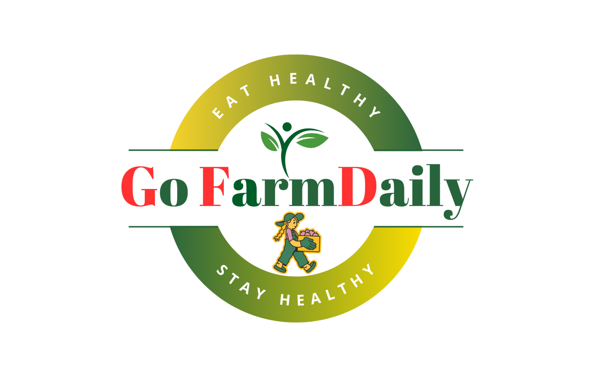 GoFarmDaily logo for natural food products